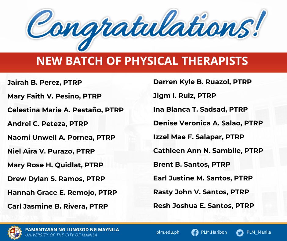 dec 2023 physical therapy batch 5