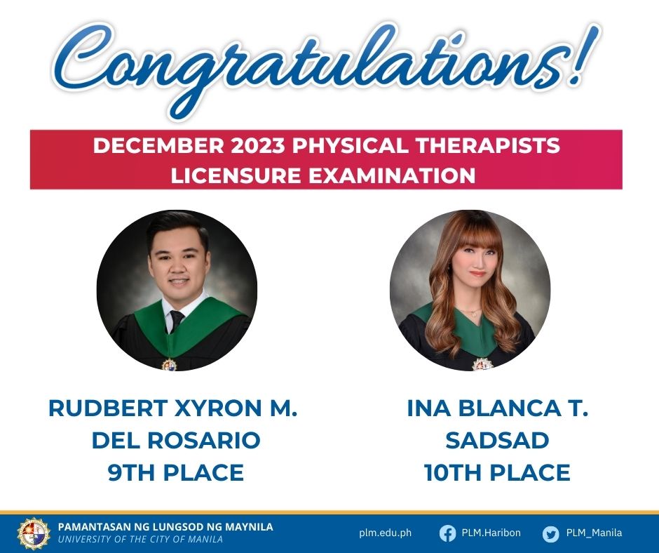 dec 2023 physical therapy top placer