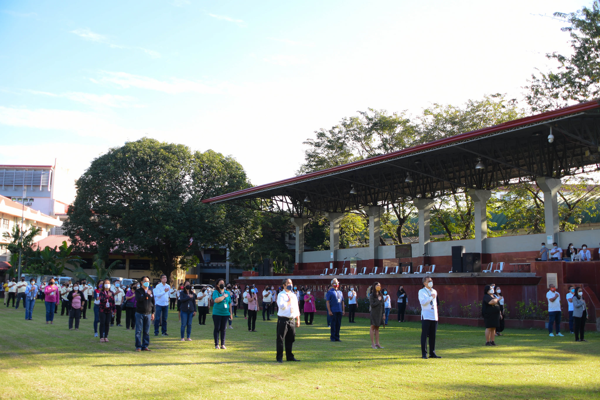 PLM mounts blended flag-raising ceremony with students, faculty, and staff