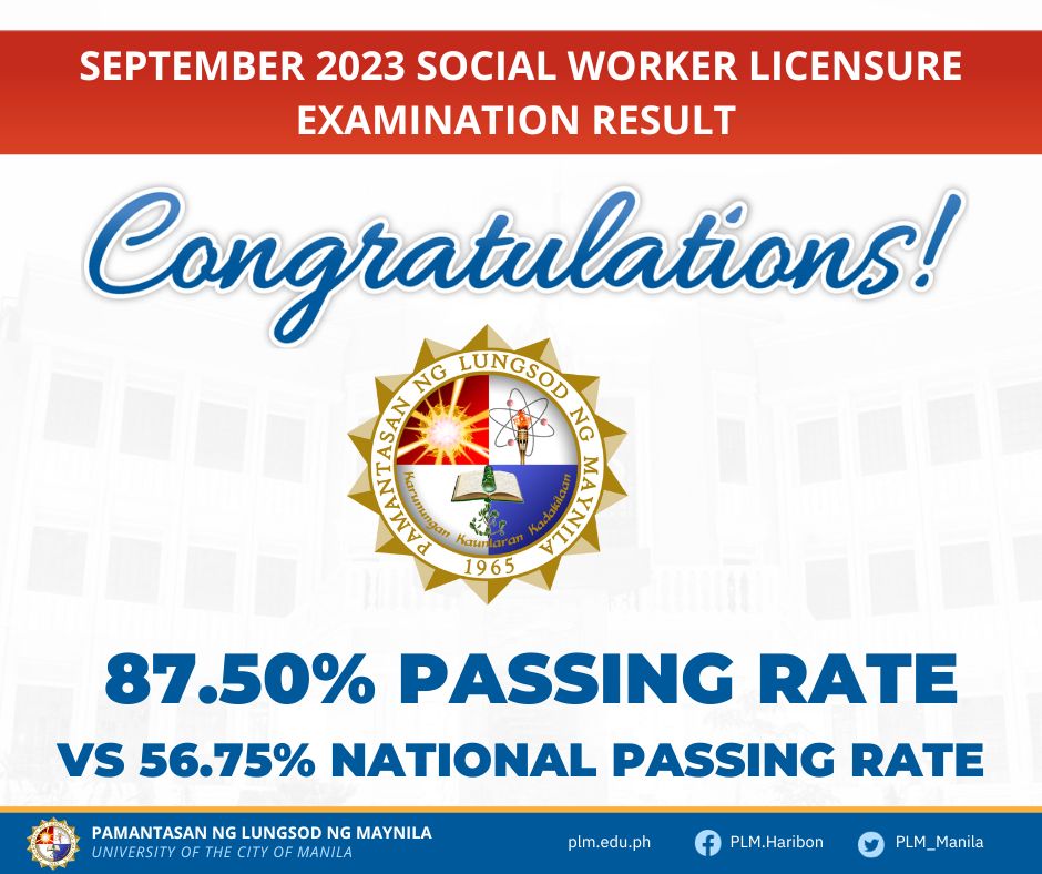 Congratulations to the new batch of PLM Social Workers!